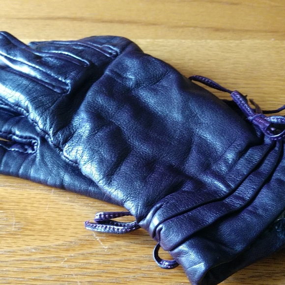 #3 CASHMERE & Deep WINE ITALIAN LEATHER DESIGNER Antonio Murolo NWT - Picture 2 of 8